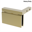 [HDCARA05R] Shower Pivot - Square Heavy Duty - Top or Bottom, Offset (Right)