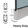 [HDDLUX4SL120] Heavy Duty Sidelite Rail - 4" - 120" (10ft) Length