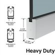 [HDDLUX4SL120] Heavy Duty Sidelite Rail - 4" - 120" (10ft) Length