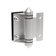 [HDIVE90R] Pool Fence Hardware - Hinge - Glass to Round Post