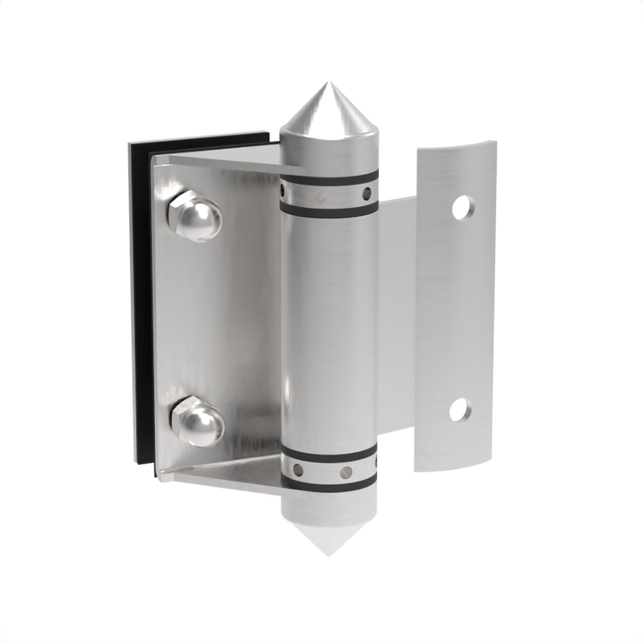 [HDIVE90R] Pool Fence Hardware - Hinge - Glass to Round Post