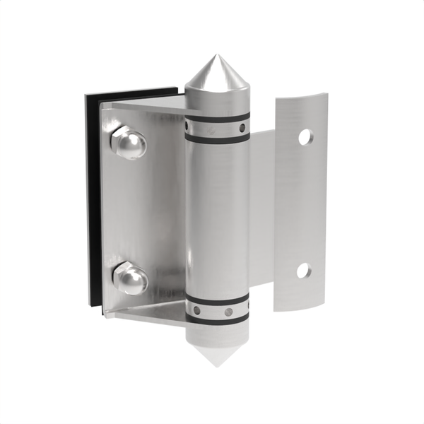 [HDIVE90R] Pool Fence Hardware - Hinge - Glass to Round Post