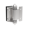 [HDIVE90R] Accessoires pour clôture de piscine - Charnière - Fixation verre sur poteau rond - Acier inoxydable brossé