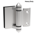[HDIVE90RHD] Pool Fence Hardware - Hinge - Glass to Round Post (Heavy Duty)