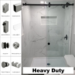 Shower Sliding Door Kits - Heavy Duty Tranquility Series (PS, BS, MBL, SB)