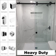 Shower Sliding Door Kits - Heavy Duty Tranquility Series (PS, BS, MBL, SB)