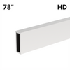 [HDTQH78] Ensemble de porte de douche coulissante - Série Tranquility - Robuste - Barre de linteau - Inox poli