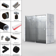 Shower Sliding Door Kits - Hydro Series (PS, BS, MBL, SB)