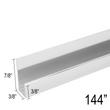 1/4" Mirror J-Molding - Standard Profile (144") (CH, BN, MBL, SB, PN, BBRZ, GM, ORB)