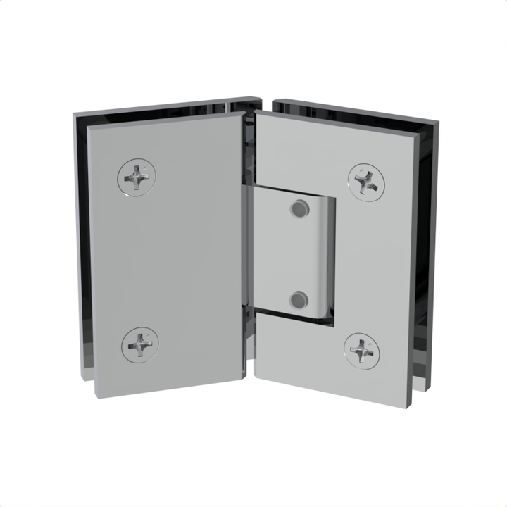 [JEN345] Shower Hinge - Square Regular Duty - Glass Mount, Neo Angle 135°, Adjustable