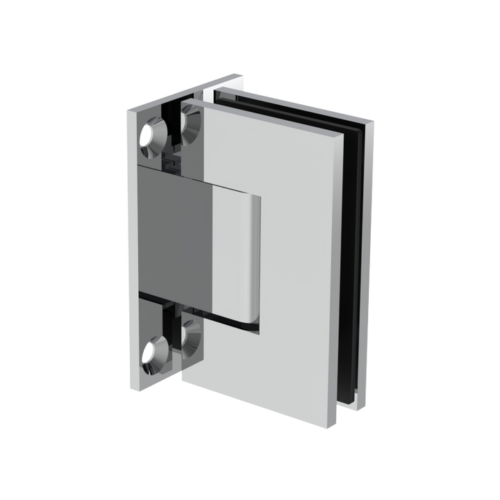 [JEN037] Shower Hinge -  Square Regular Duty - Wall Mount, Full Plate