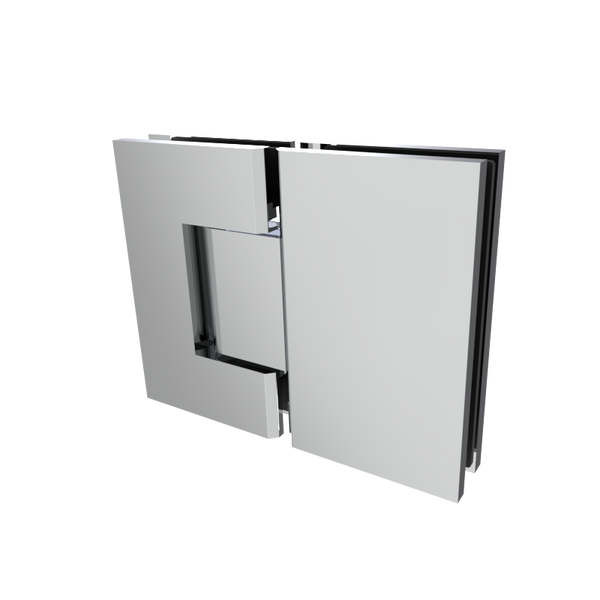 [JEN180] Shower Hinge - Square Regular Duty - Glass Mount 180°