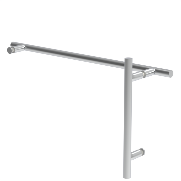 [L8X18] Shower Handle/Towel Bar Combo - 8" x 18" - Ladder Pull Style