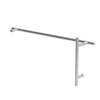 [L8X24] Ensemble poignée de douche/barre porte-serviettes - 8" x 24" - Style échelle - Chrome