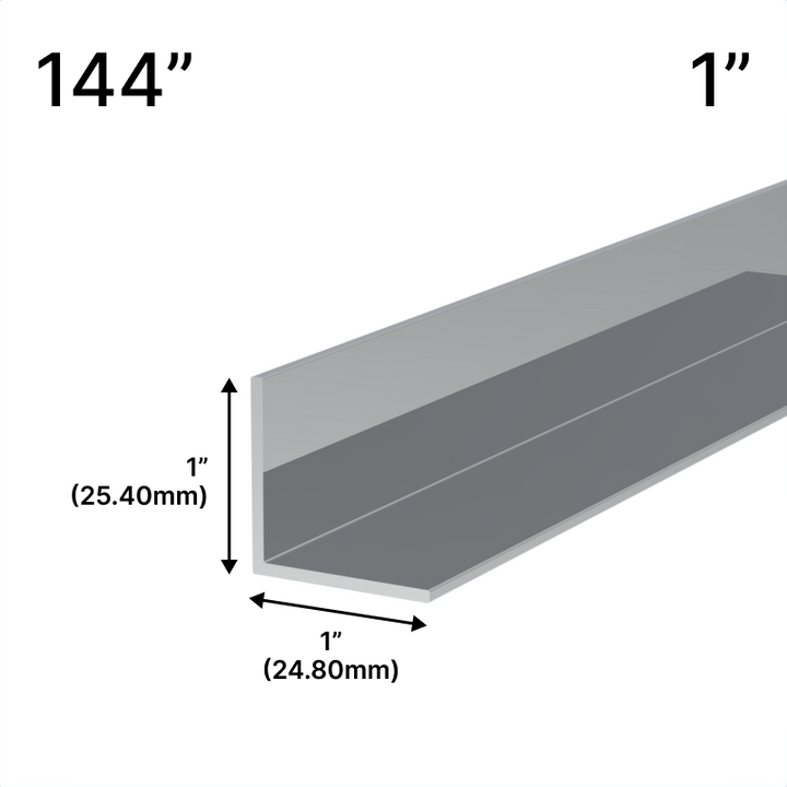 [LC1-144] Mirror L & J Channels - 1" - 144" Length