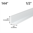 [LC1/2-144] Profilés en L miroir - Longueur 1/2" - 144"