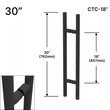 LP commercial 30" (18" CTC) - B2B (BS, PS, MBL)