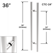 LP commercial 36" (24" CTC) - B2B (BS, PS, MBL, SB)