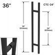 LP commercial 36" (24" CTC) - B2B (BS, PS, MBL, SB)