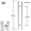 LP commercial 36" (24" CTC) - B2B (BS, PS, MBL, SB)