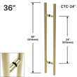 LP commercial 36" (24" CTC) - B2B (BS, PS, MBL, SB)
