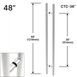 LP commercial 48" (36" CTC) - B2B (BS, PS, MBL, SB)