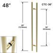 LP commercial 48" (36" CTC) - B2B (BS, PS, MBL, SB)