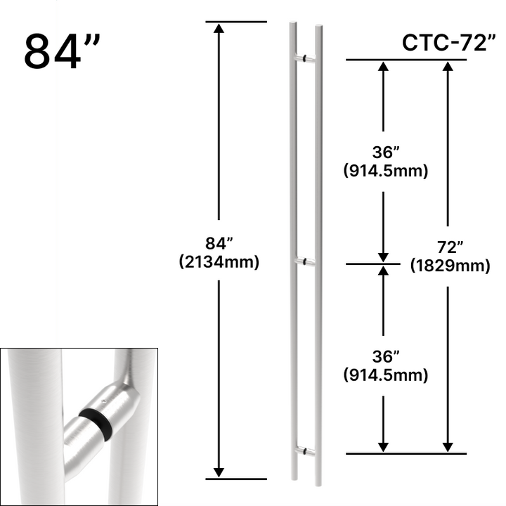 [LP84] Ladder Pull - 84" (72" CTC) - B2B