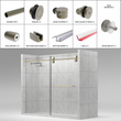 [LUNA78] Kit de porte de douche coulissante - Série Luna