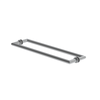 [M18X18] Porte-serviettes - 18" x 18" - En onglet - Chrome