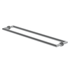 [M24X24] Porte-serviettes - 24" x 24" - En onglet - Chrome