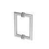 [M6X6] Poignée de douche - 6" x 6" - En onglet - Chrome