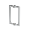 [M8X8] Poignée de douche - 8" x 8" - En onglet - Chrome