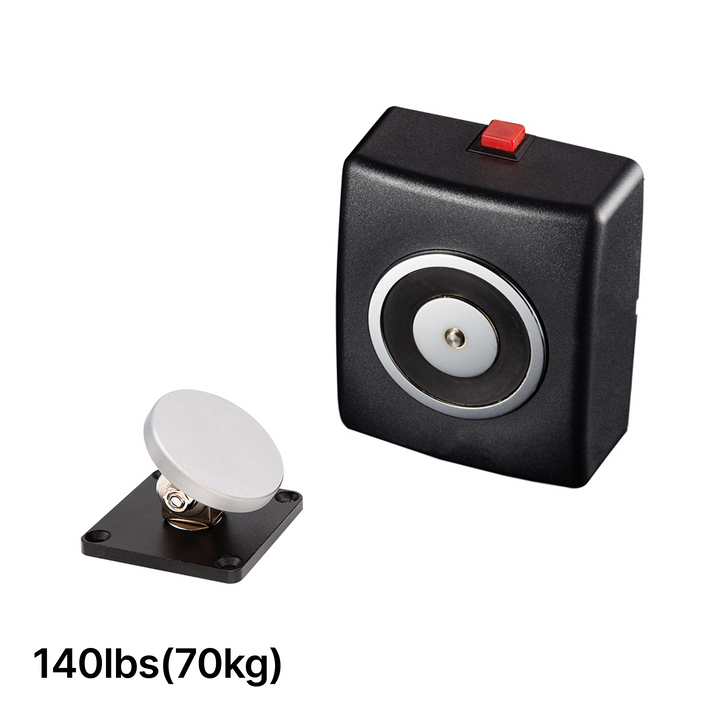 [MDH607WALL] Smokeproof Plastic Shell Door Holder - For 110lbs (50kg) - Wall Mount