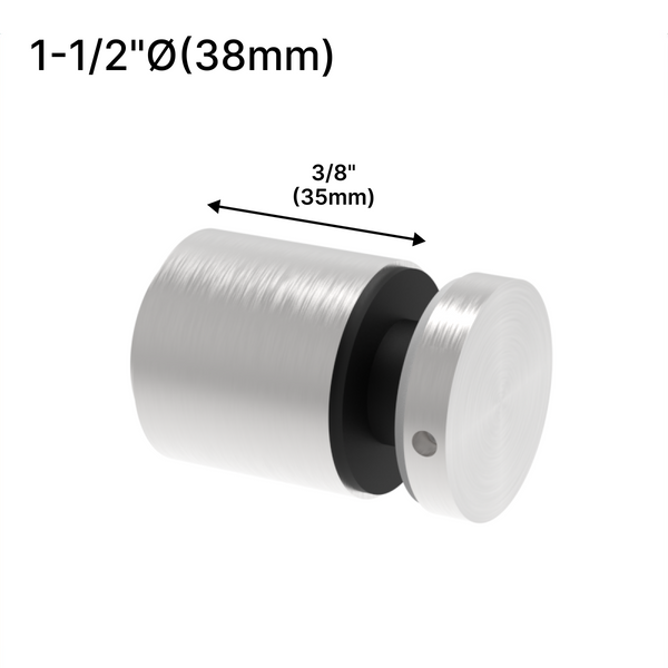 [MDSO] Adj. multidirectionnel. Entretoise - 1-1/2" Ø˜ X 1-1/2" Hauteur de base - Duplex 2205 (BS)
