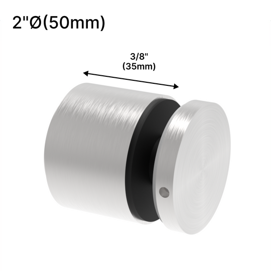 [MDSO] Adj. multidirectionnel. Entretoise - 2" Ø˜ X 1-1/2" Hauteur de base - Duplex 2205 - Ronde (BS)