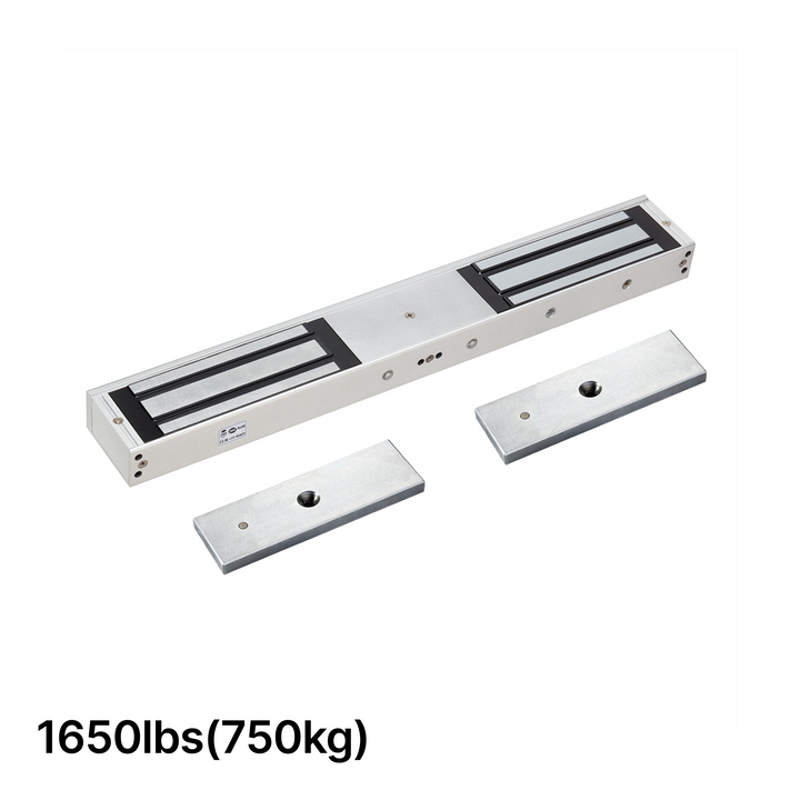 [ML1650D(LED)] Double Door Magnetic Lock with LED & Signal - For 1650lbs (750kg) X 2