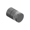 [ADJ12M2X1.875-CL] Entretoise réglable 12M - Hauteur de base 2" x 1-7/8" - Acier inoxydable 304 - Acier inoxydable brossé
