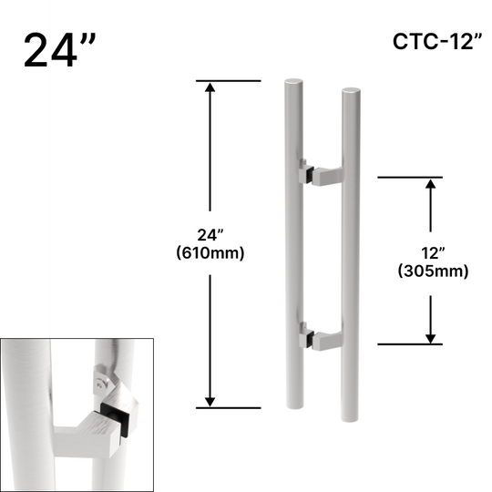 [OSLP24] Ladder Pull - 24" (12" CTC) - Offset