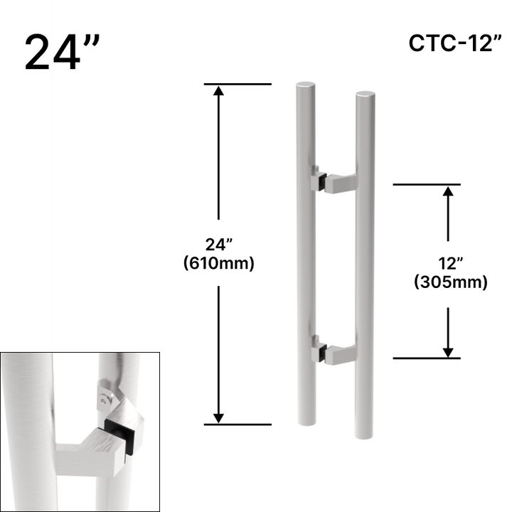 LP commercial 24" (12" CTC) - Offset (BS, PS, MBL)
