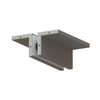[PFIT94] Raccords de fixation - Connecteur d'ailette de support monté au plafond - Acier inoxydable brossé