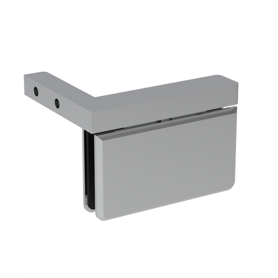 [PIP05L] Shower Pivot - Beveled Regular Duty - Top or Bottom, Offset (Left)
