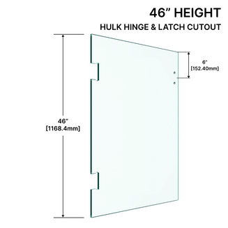 [RG32X46-2HL] Glass Panel - 1/2