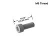 [VIS-M8X20] Vis Allen de rechange pour poteaux/colliers - X1