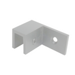Sleeve Over Glass Clamp - Wall to Glass 90° - Offset (Left) - Square (CH, BN, MBL, SB, PN, BBRZ, GM, ORB, W, AB, PB)
