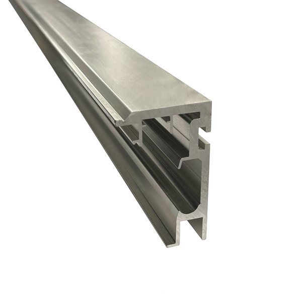 Soft-Closing Sliding Door Header Track - Base (BN, MBL)