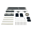 Soft-Closing Sliding Door System Kit - Effortless Series - Wall Mount (BN, MBL)