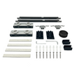 Soft-Closing Sliding Door System Kit - Effortless Series - Wall Mount (BN, MBL)