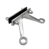 [SPYFM2V] Raccords Spider - Montage sur aileron - Bras double en forme de V - Acier inoxydable brossé 316