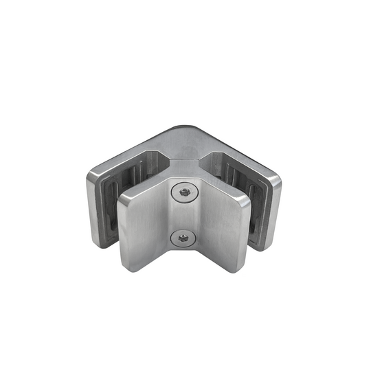 [BDIVESQ90] Pool Fence Hardware - Square Bracket - 90° Glass to Glass